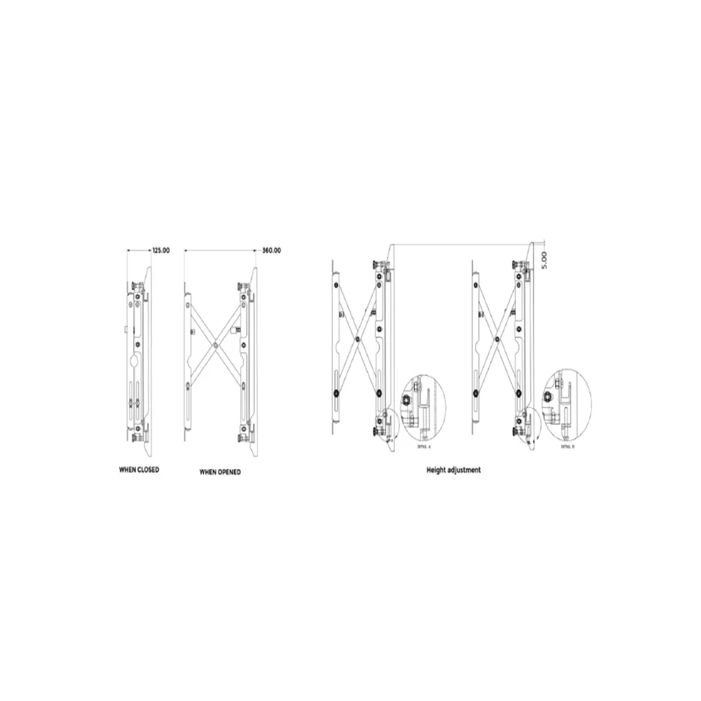 BEETEC TF-PP98 VIDEO WALL MOUNT - Image 3