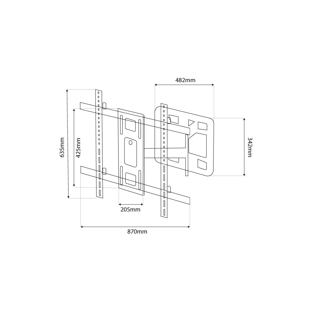 BEETEC TF-GT986 FULL MOTION TV WALL MOUNT - Image 2