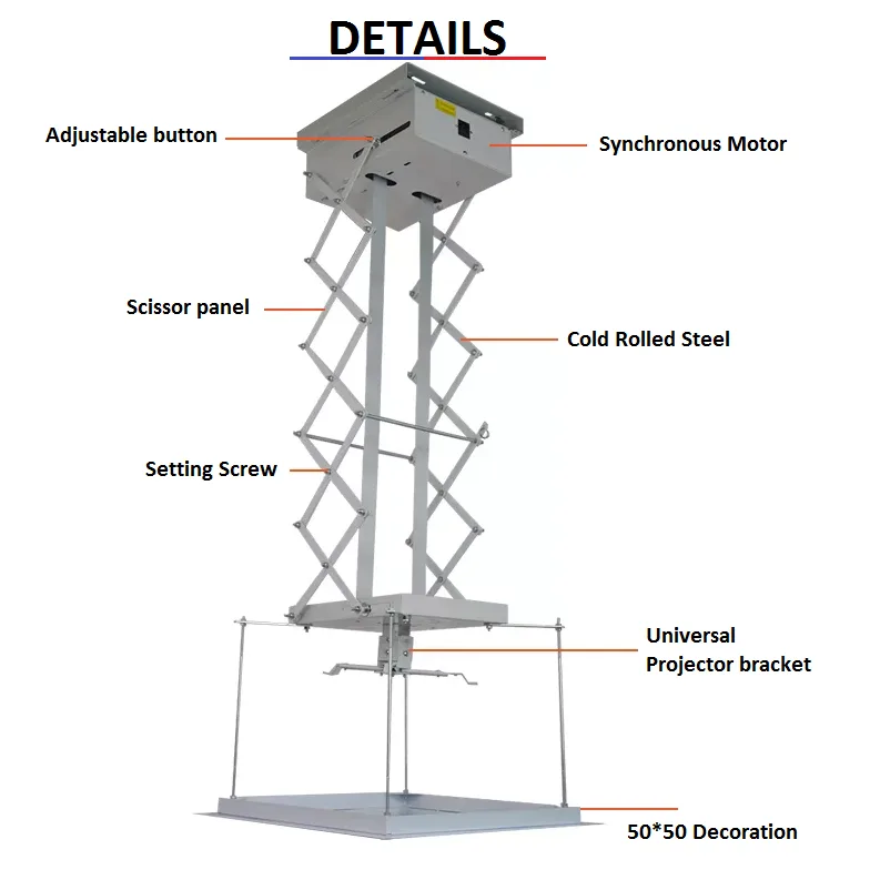 BEETEC TF-PL150 MOTORIZED PROJECTOR LIFT - Image 8