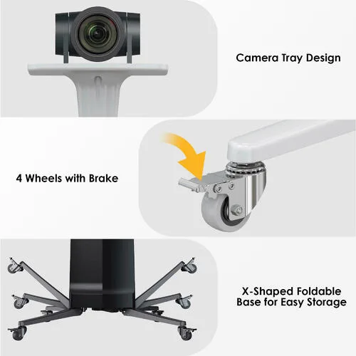 NB-TW85W Motorized TV Cart - Image 14