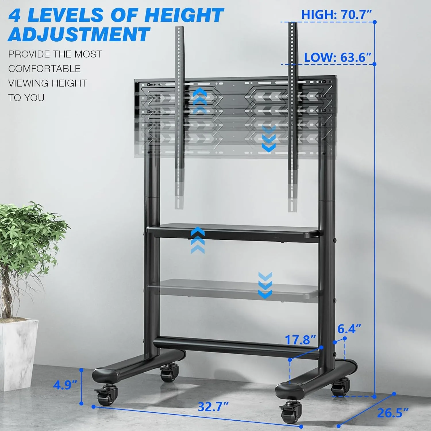Rfiver MT5003 Mobile TV Cart - Image 2