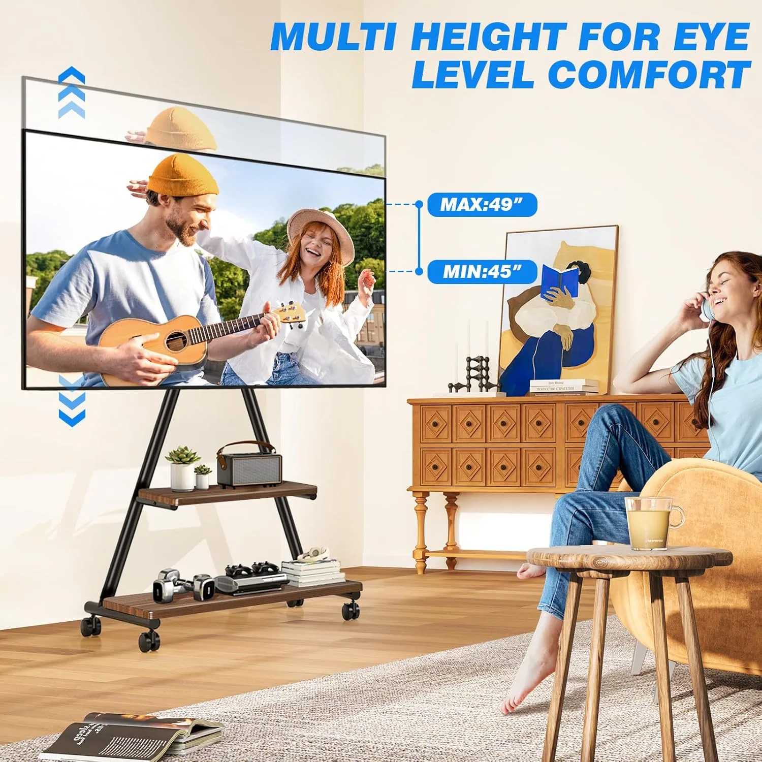 Rfiver MT6001 Mobile TV Cart - Image 2