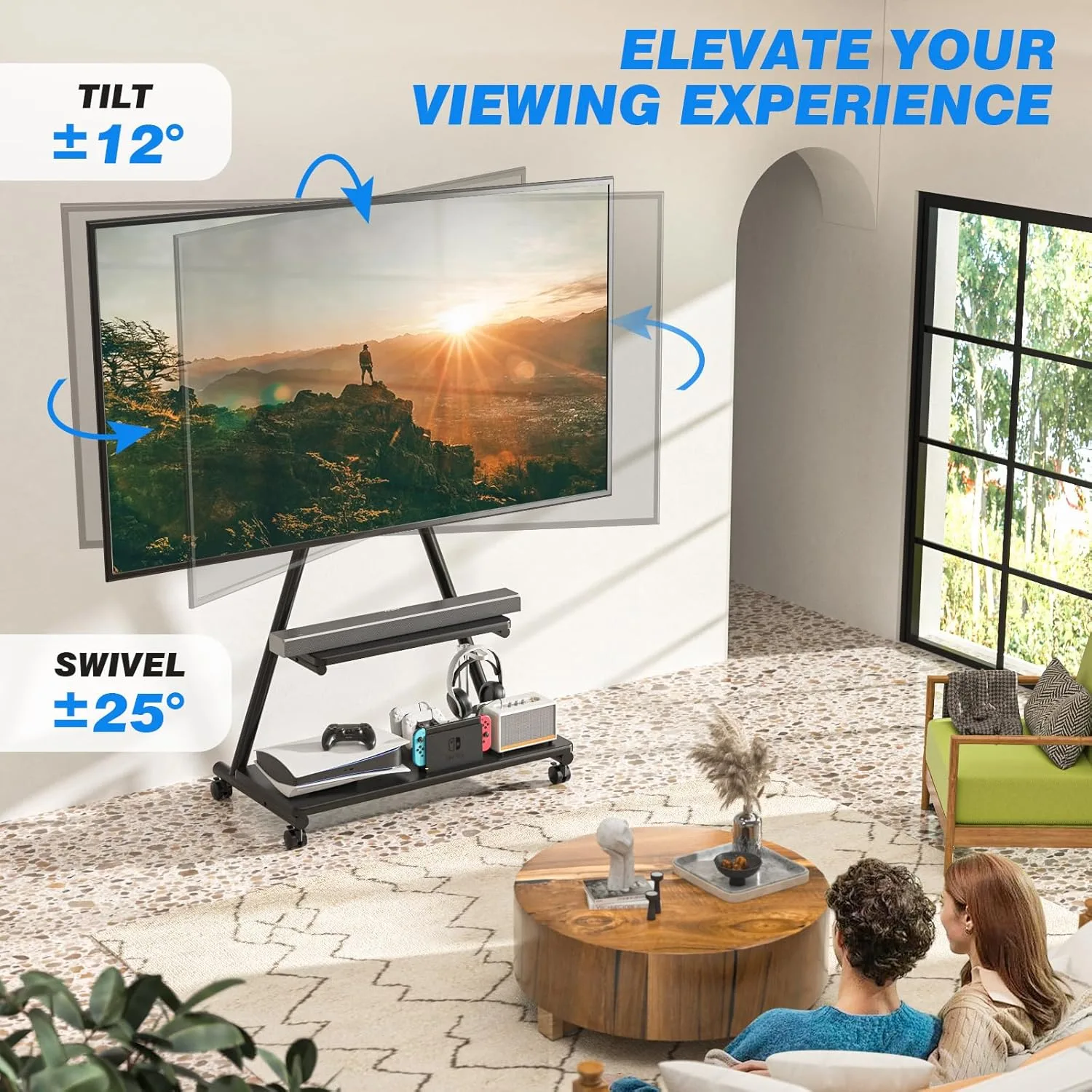 Rfiver MT6001 Mobile TV Cart - Image 3