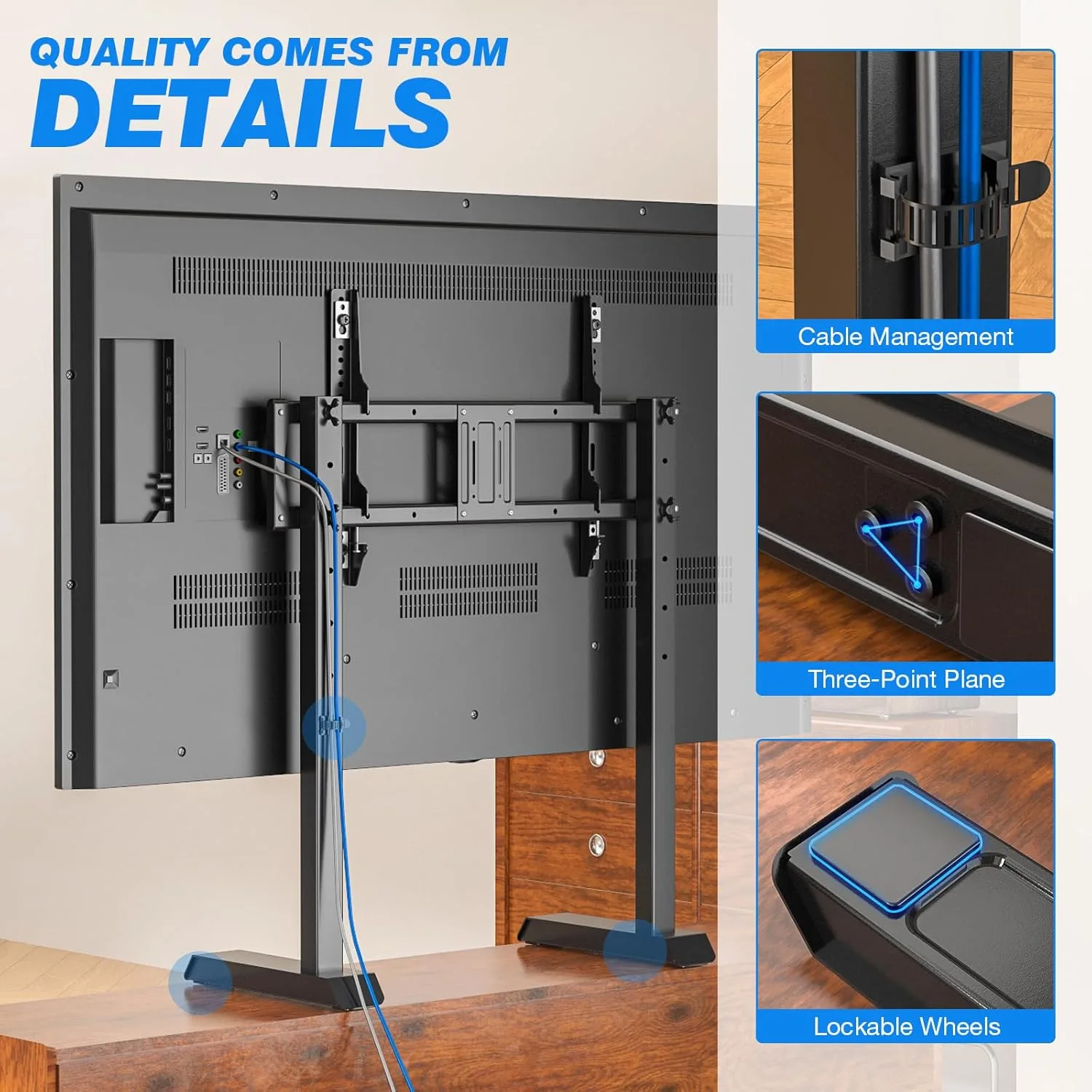 Rfiver UT7001W Table Top TV Stand - Image 5