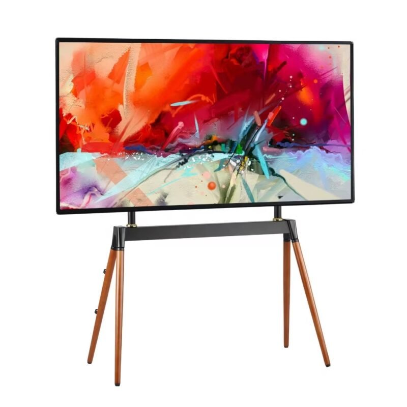 Beetec four-legged tv floor stand black