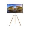 beetec tripod tv stand with wooden legs white color