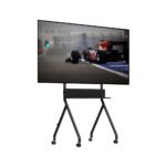 BEETEC four-legged mobile tv stand black