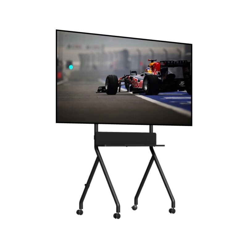 BEETEC four-legged mobile tv stand black