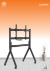 BEETEC FD590 Heavy Duty TV Trolley Stand - Image 4