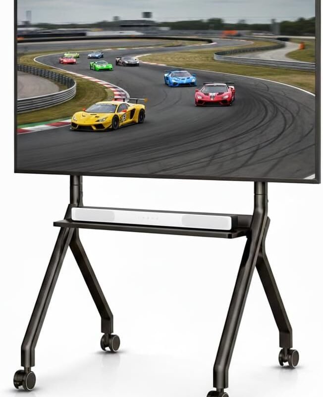 BEETEC FD580 Heavy Duty TV Trolley Stand