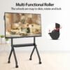 BEETEC FD580 Heavy Duty TV Trolley Stand - Image 9