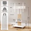 RFIVER TF1304WHT MOBILE TV CARTS - Image 9